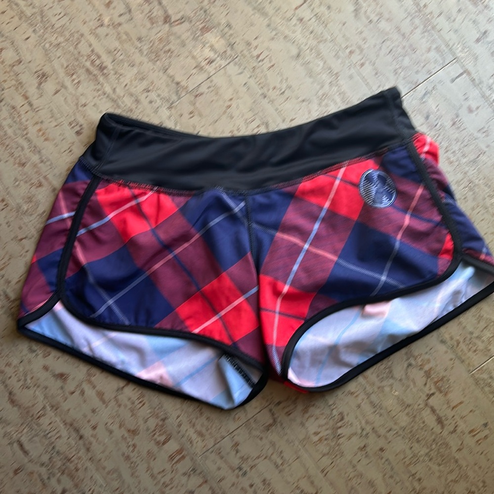 NWOT project X plaid shorts, size small